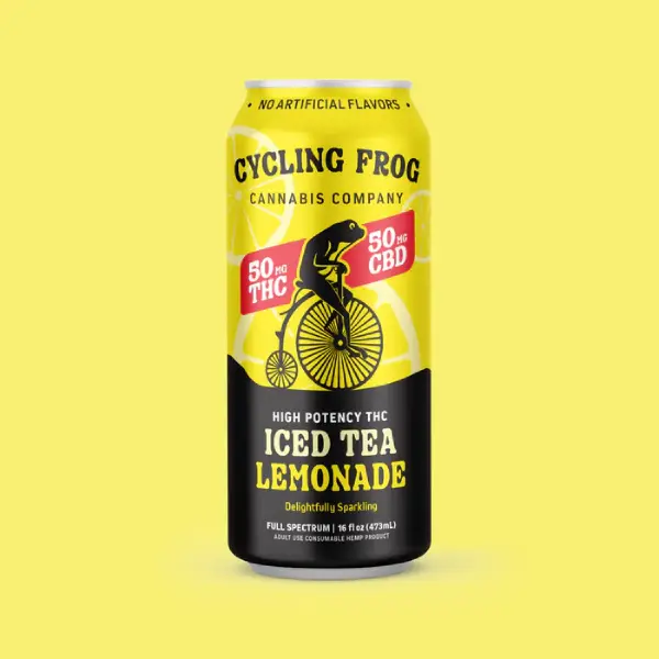 Cycling Frog Seltzer 50mg D9 + 50mg CBD