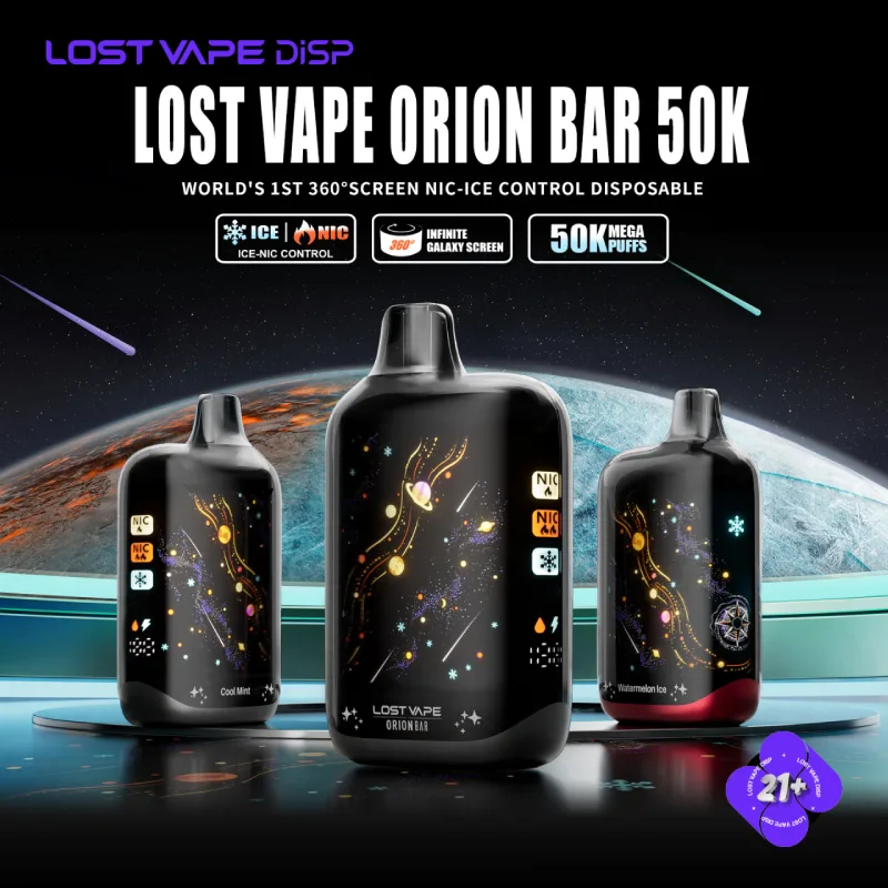 LOST VAPE ORION BAR 50K PUFFS 28ML DISPOSABLE VAPE INFINITE SCREEN