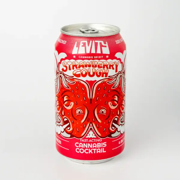 Levity Strawberry Cough Cannabis Cocktail 4mg: Delta 9