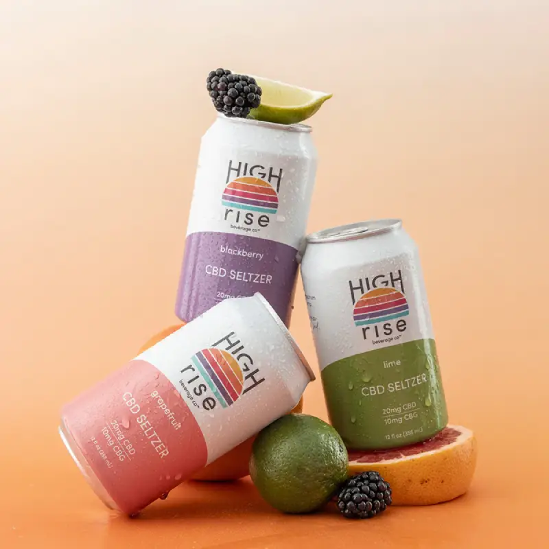 High Rise Beverage CBD Seltzers Product Image