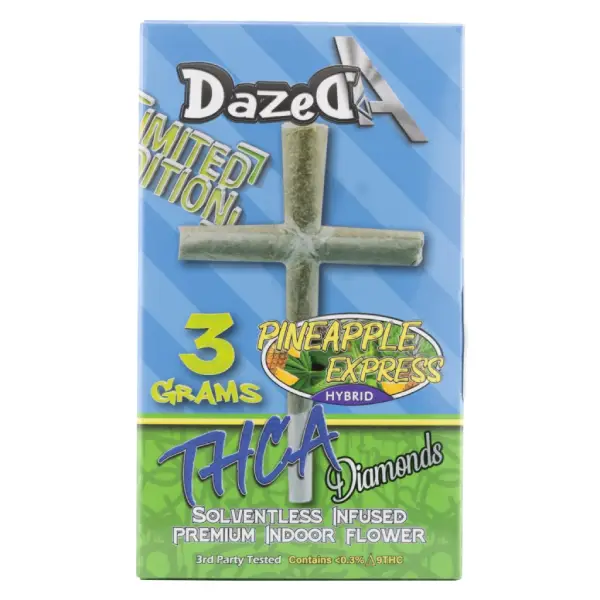 Dazed Pineapple Express THCA Cross Joint 3G Dazed Pineapple Express THCA Cross Joint 3G