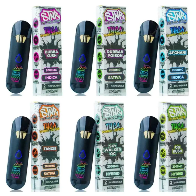 STNR THC-A Diamonds & Live Rosin Edition Disposable – 2G