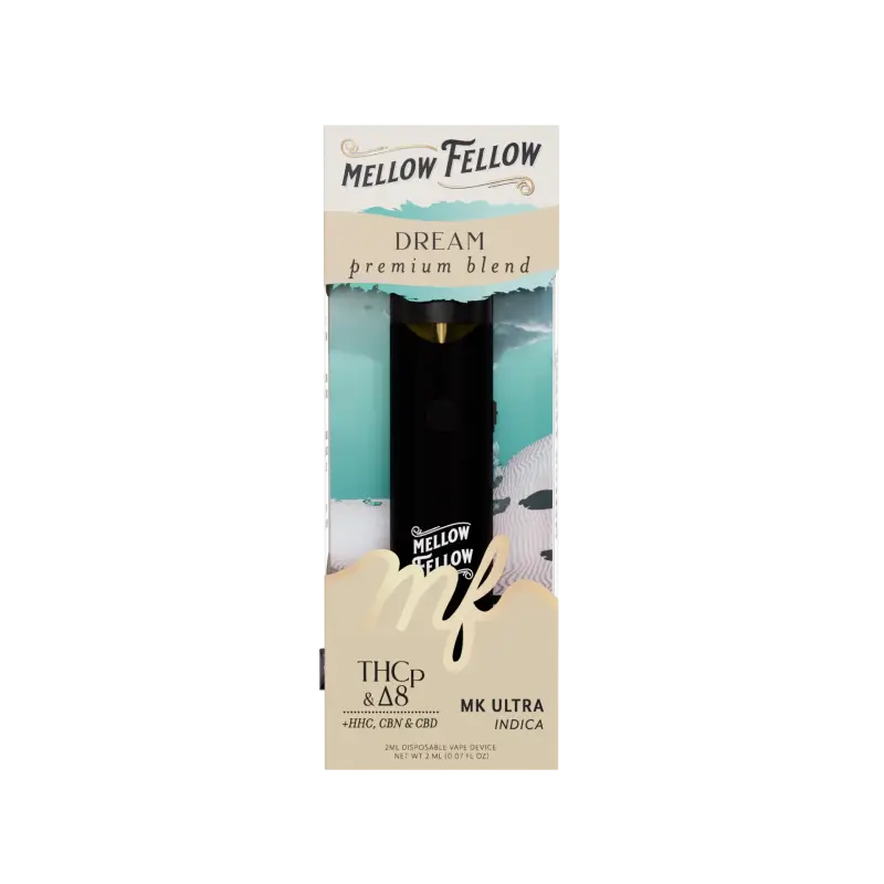 Mellow Fellow Live Resin Vape Disposable 2ml – Dream MK Ultra (Indica)