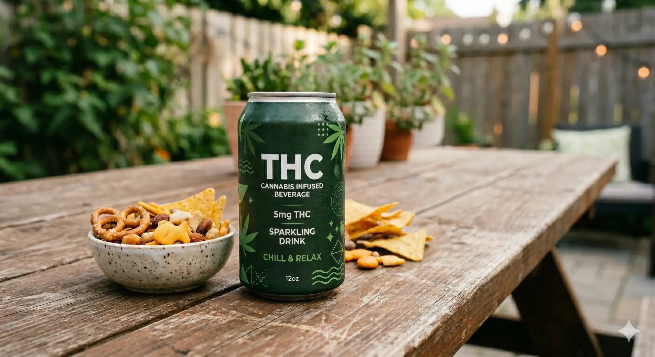 foods to pair with THC drinks